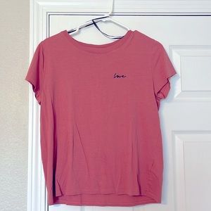M Pink “Love” T-Shirt